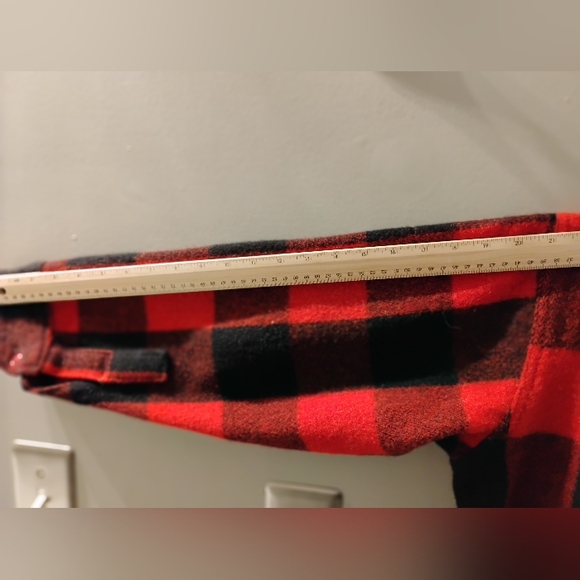 Vintage Women’s Woolrich Buffalo Plaid Heavy Wool Shirt Jacket Size: 16 (Large) - Picture 12 of 12